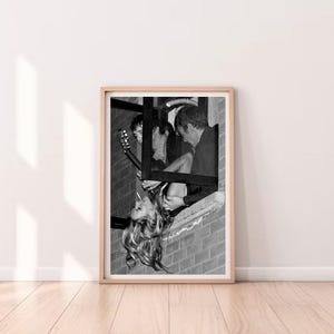 Pósteres verticales mate de inspiración vintage, decoración de pared art déco, fotografía en blanco y negro, decoración única para el hogar, idea de regalo para amantes del arte.