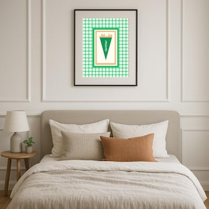 Umiami Digital Art Print | Retro Pennant Poster | University Spirit Wall Decor | Instant Download