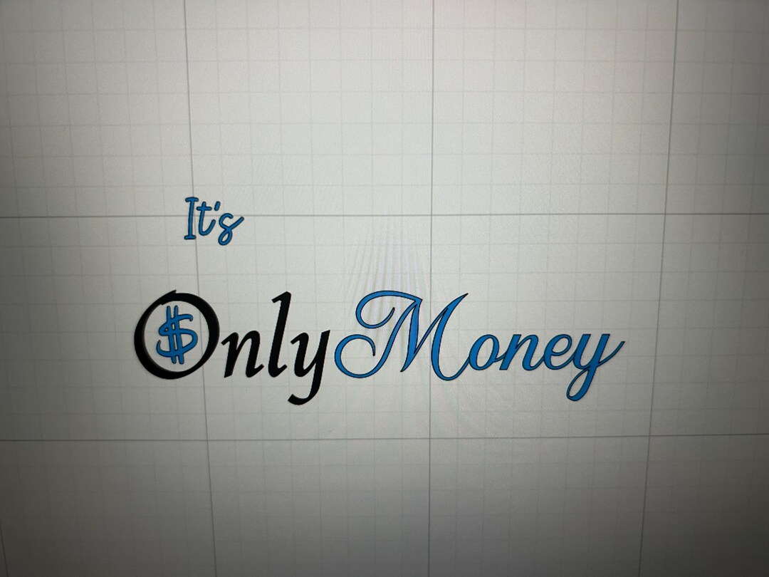 It Only Money Decal - Etsy