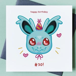 Pokemon Nidorina #30 | Jahrestag Geburtstag Valentinstag Hochzeit | Süßes Kawaii Nerdy Gamer Geschenk
