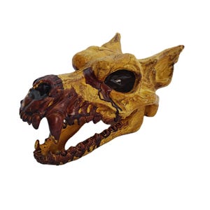 Werewolf Creepy Corpsed Skull