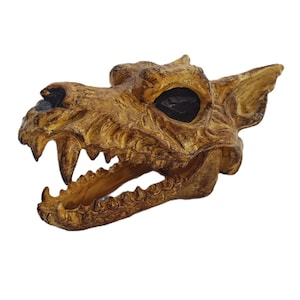 Werewolf Creepy Corpsed Skull