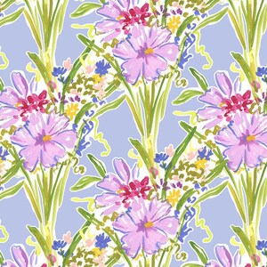 Floral fabric, Digital print,  Dear Stella fabric,  cotton quilting fabric, sewing fabric, DCWR 2135 multi,