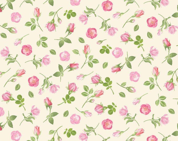 Tiny Roses Design Rose Fabric, Small Rose Fabric, Timeless Treasures, Tiny Floral, Fleur ...