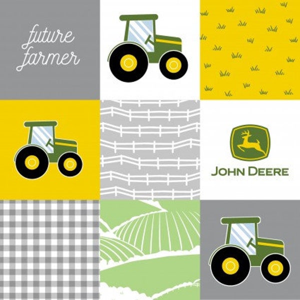 John Deere Fabric Panels Etsy