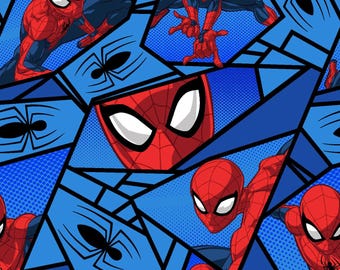 Spiderman-Stoff, Superhelden-Stoff, Spiderman-Spinnen, Quilt-Baumwolle, Marvel-Comic-Stoff, Springs Creative