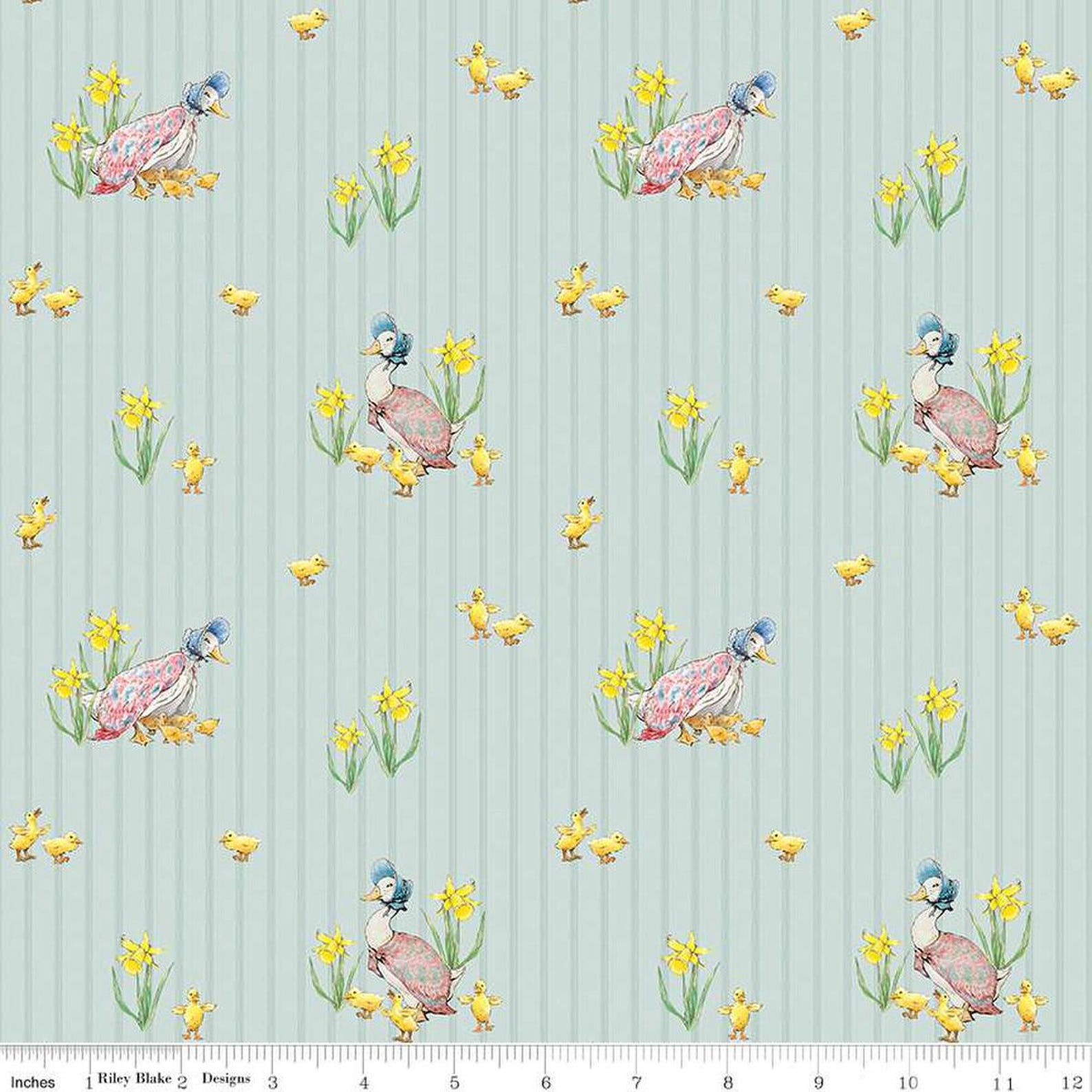 Tissu Peter Rabbit, Beatrix Potter, Riley Blake, courtepointe en coton ...