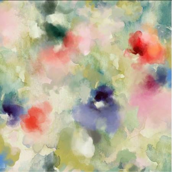 Ecru fabric,  Watercolors Ecru, Oasis Fabrics, Watercolors Sponge Texture Multi, 596051, Watercolors collection,