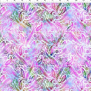 Paisley fabric,  Lavender paisley, Purple paisley, Floragraphix V, purple fabric, Jason Yetter  The Beginning Fabric,  5GFE2