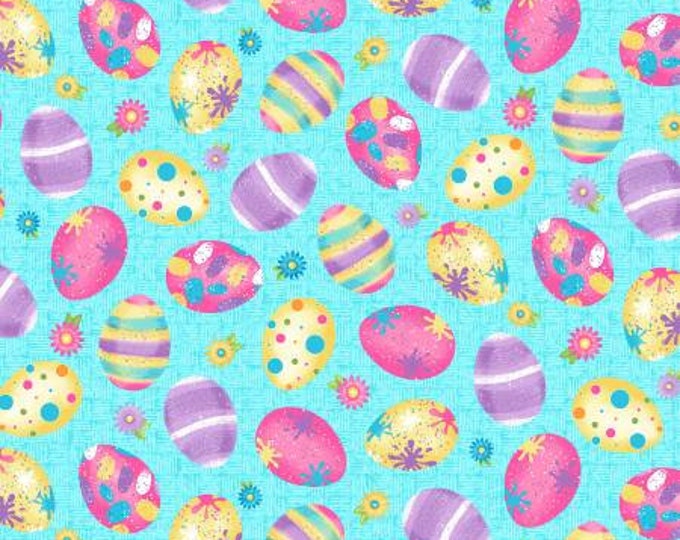 Bee, Tulips and Bunnies Fabric, Freckle & Lollie FLSHD45E, Digital