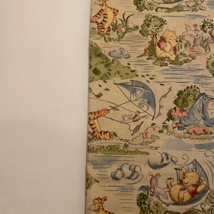 Winnie the Pooh, Pooh fabric, Pooh Toile fabric,  100% cotton fabric,  quilting apparel  cotton fabric