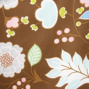 Leanika Floral, Brown Leanika fabric, Dena Designs, Freespirit fabric, Brown FLoral,  fat quarter,1/2 or yard cotton fabric,