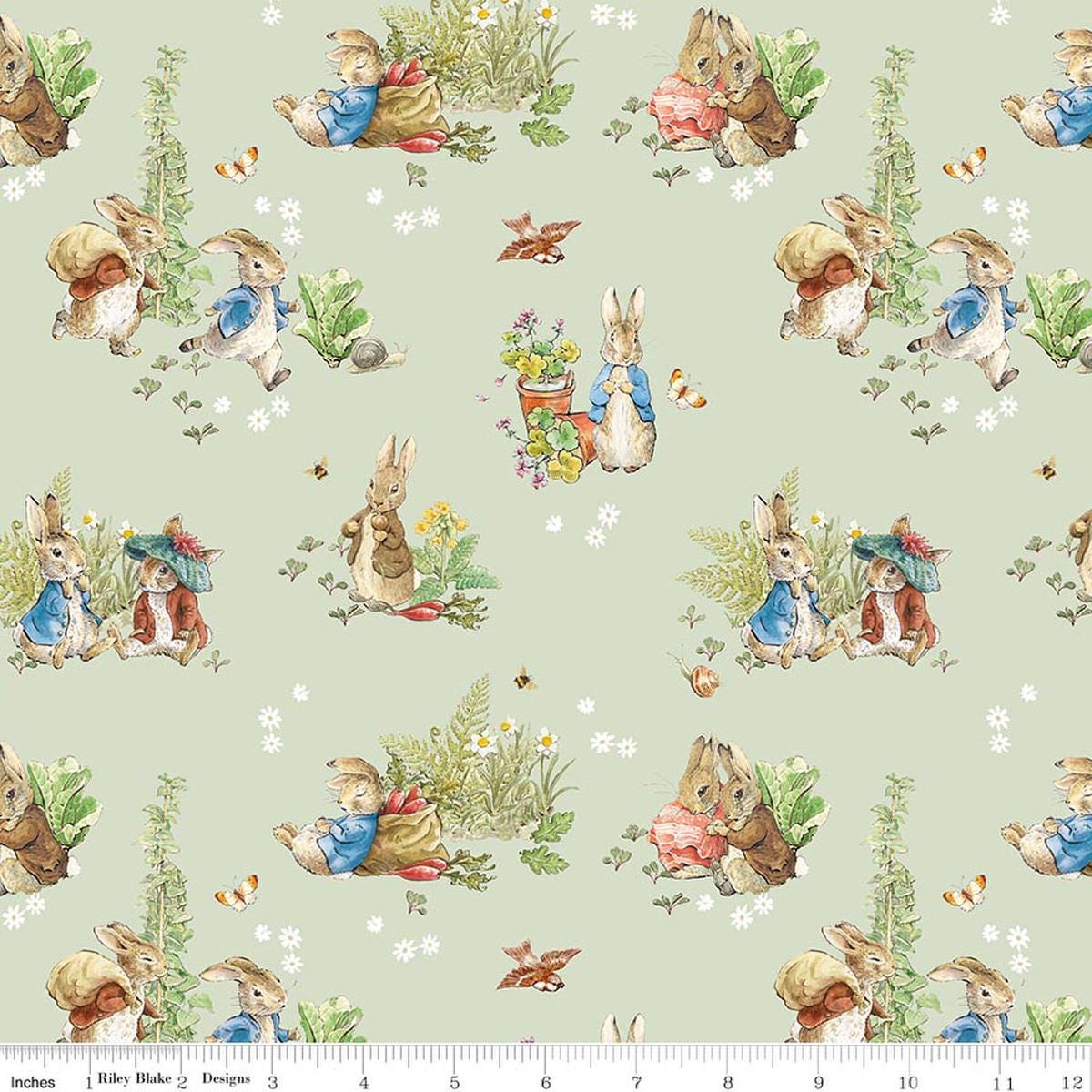 Peter Rabbit, Beatrix Potter, Riley Blake, Cotton Quilting, Peter ...