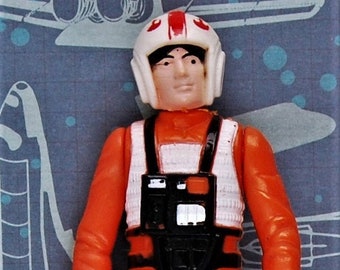Luke Skywalker as X-Wing Starfighter Pilot - KENNER 1978 Collectible Star Wars Figure - 5 Movable Joints - FREE Shipping w/ Insurance