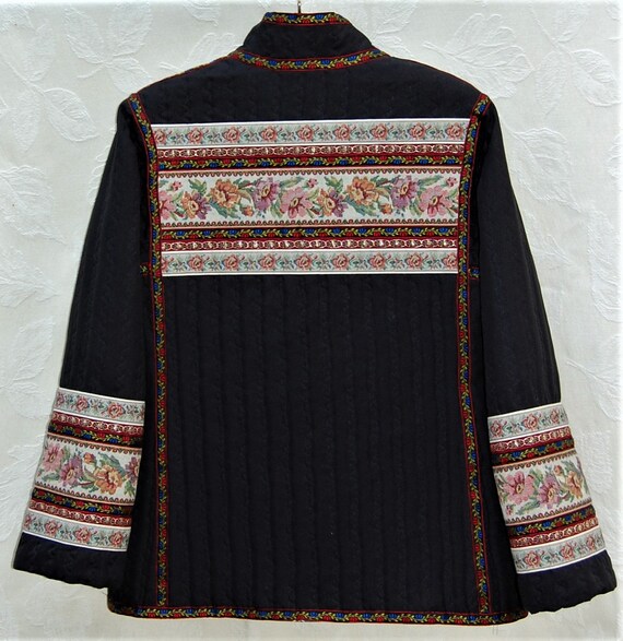 Vintage OOAK Handmade DAISY KINGDOM Ribbon Jacket… - image 2