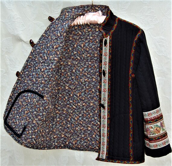 Vintage OOAK Handmade DAISY KINGDOM Ribbon Jacket… - image 4