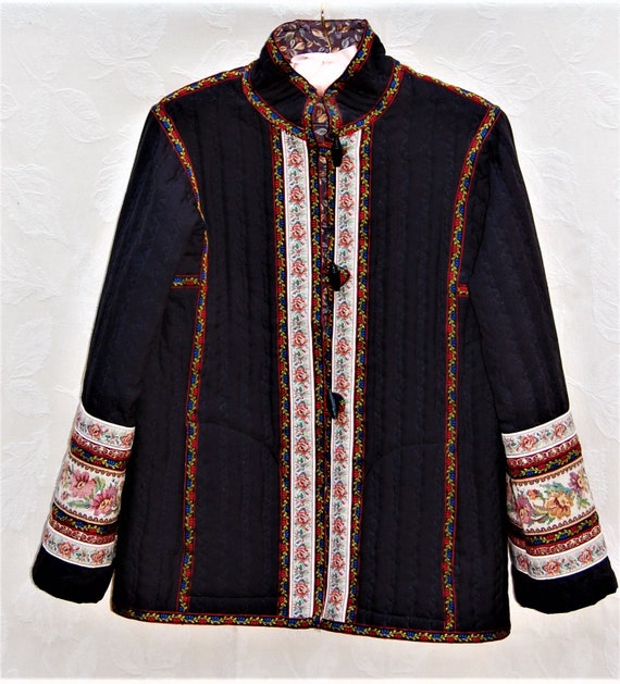 Vintage OOAK Handmade DAISY KINGDOM Ribbon Jacket… - image 3