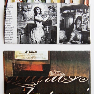 May include: A vintage advertisement for Pils beer featuring a bottle of beer with a label that reads "Pils" and "Brauerei Thier & Co. Dortmund". The advertisement also features a scene of people in a pub.