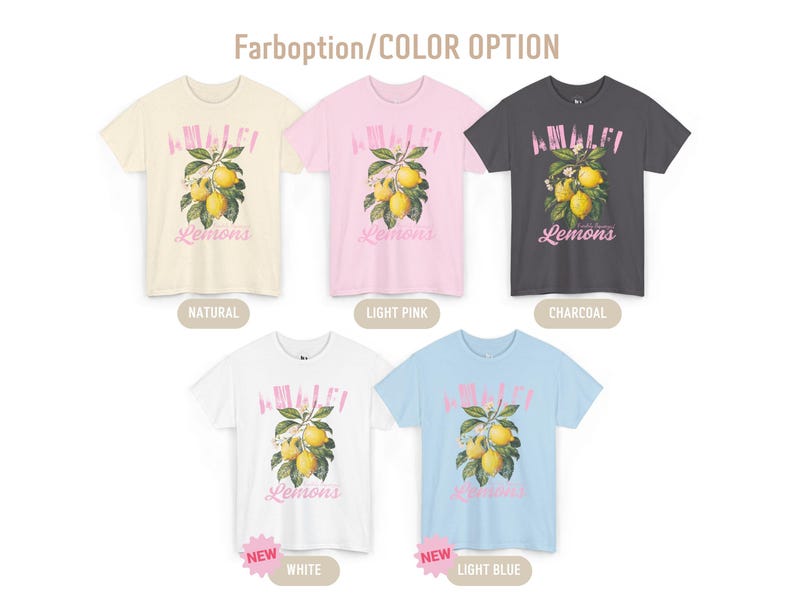 Maglietta con limone della Costiera Amalfitana - Outfit per le vacanze estive, T-shirt da viaggio in Italia, regalo di frutta alla moda per lei, T-shirt da viaggio in Italia, T-shirt regalo per gli amanti dei limoni immagine 8