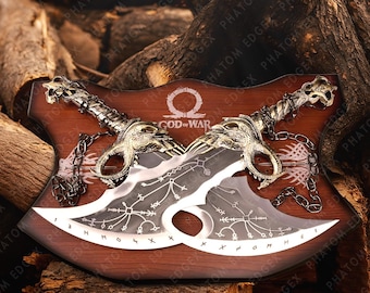 Handmade Blades of Chaos Replica | God of War Manganese Steel Prop