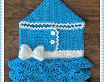 Frilly Baby Bunting Crochet Pattern PDF - INSTANT DOWNLOAD