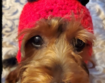 Devil Dog Hood Crochet Pattern - PDF INSTANT Download