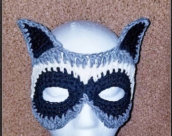 Racoon Costume Mask Pattern - PDF Instant Delivery