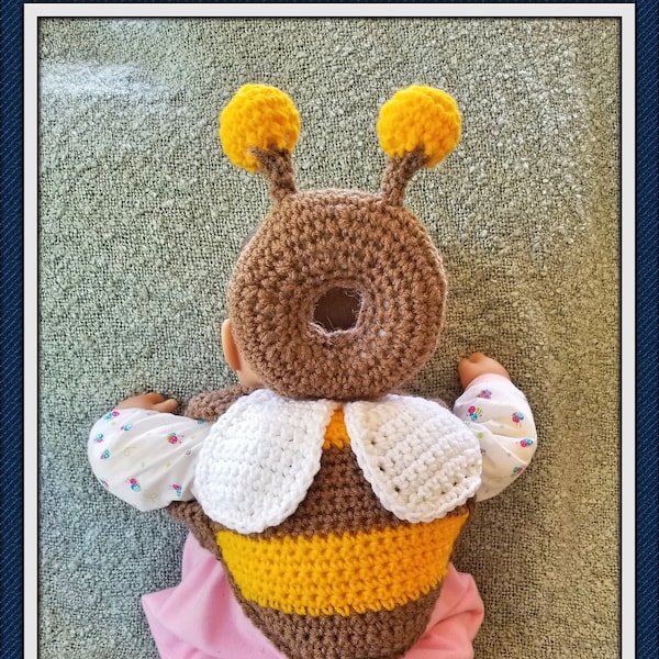 Baby Bee Head Protector PDF-Instant Download