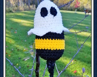 Boo Bees Halloween Crochet Pattern -  PDF