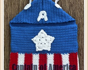 Captain of Americas Crochet Pattern PDF - INSTANT DOWNLOAD