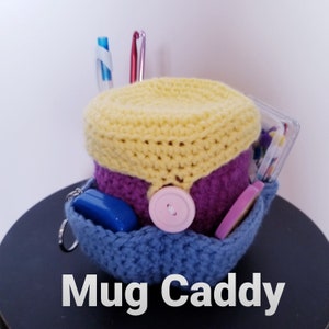 Mug Caddy Crochet Pattern PDF - Instant Download