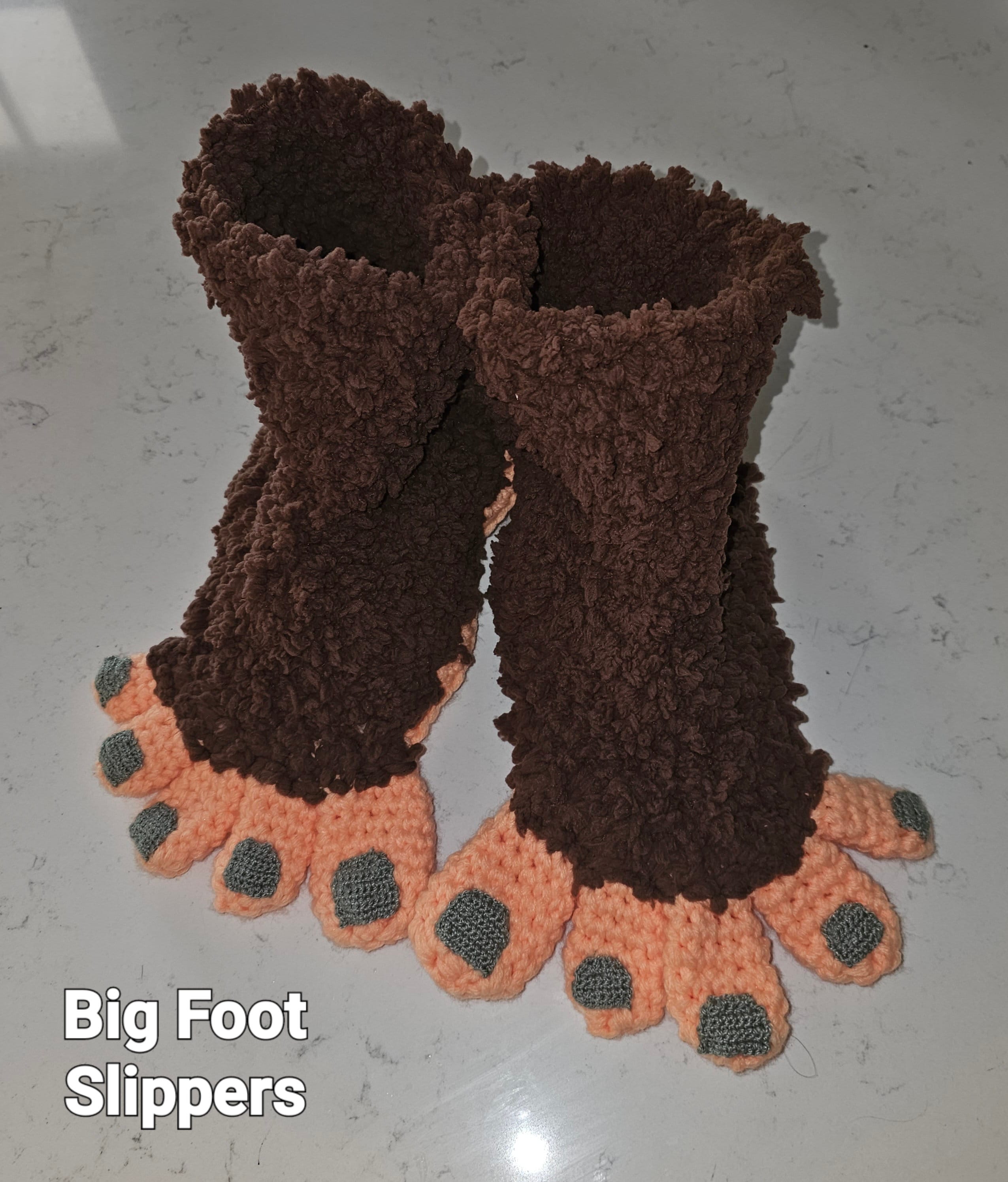 Barefoot Funny Feet Slippers - Jumbo Big Foot Realistic Costume Access