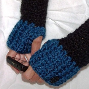 Carol Mitts Fingerless Mitten Crochet Pattern PDF INSTANT DOWNLOAD. image 2