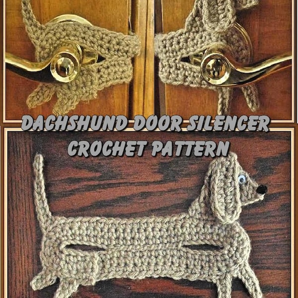 Cute Doggie Door Silencer Crochet Pattern