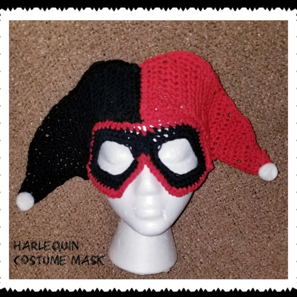 Harlequin Costume Mask PDF-Instant Download