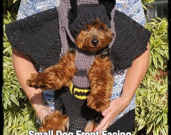 Front Facing BatDog  Small Pet Carrier - PDF