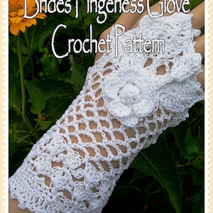 Brides Fingerless Glove Crochet Pattern PDF - INSTANT DOWNLOAD