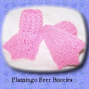 Silly Baby Feet Booties Aquatic Collection Crochet Pattern PDF INSTANT DOWNLOAD. image 3