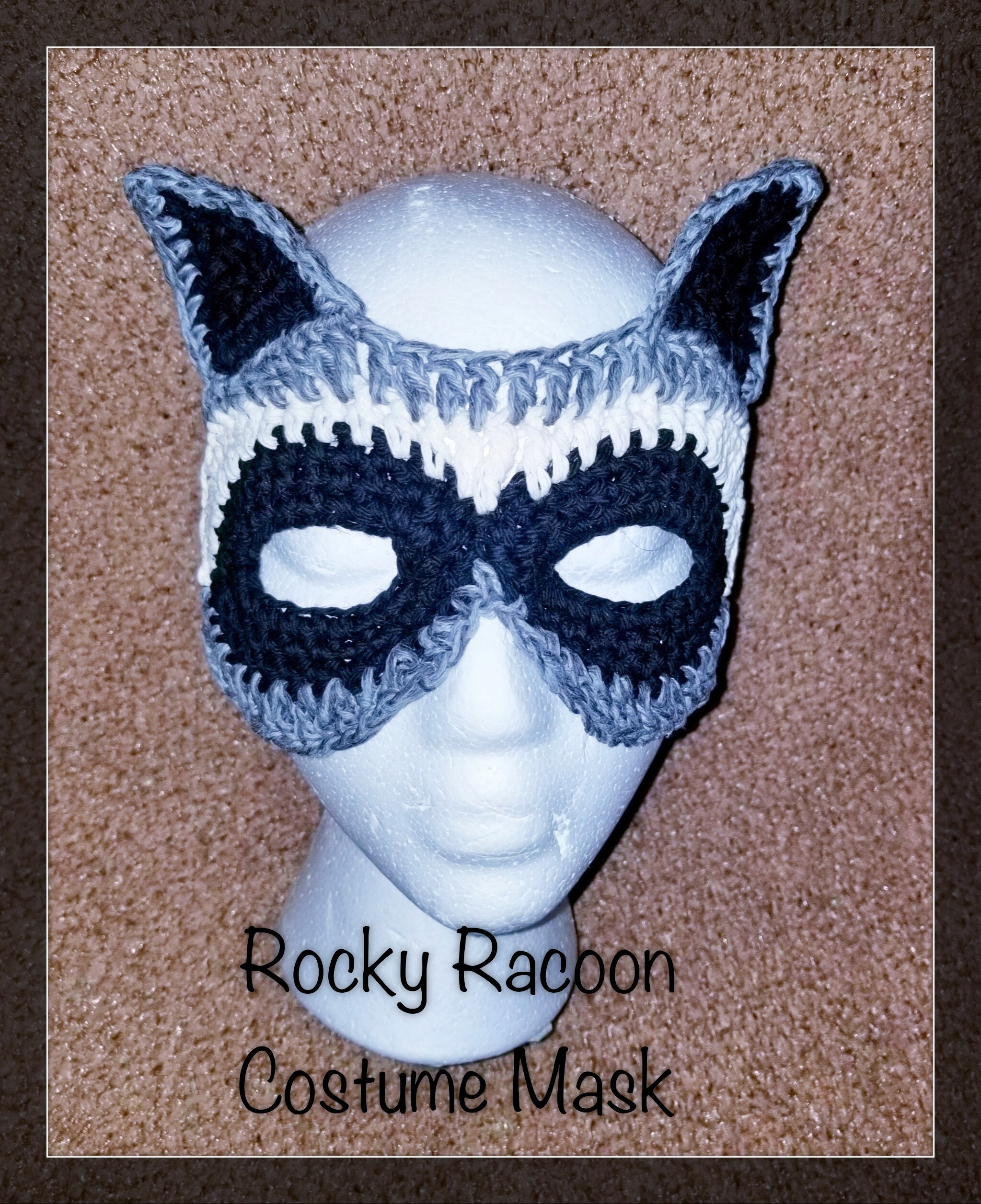 Female Racoon Mask Racoon Costume Mask Pattern - PDF Instant Delivery - Etsy