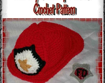 Little Boy Dress-Up Fireman Crochet Pattern Crochet Pattern PDF - INSTANT DOWNLOAD.