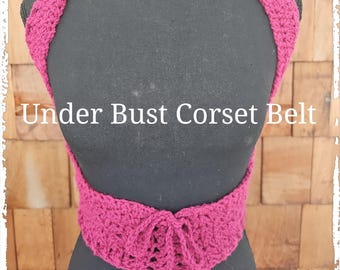 Crochet Your Own Chic Under-Bust Corset! (Beginner Friendly, Cottagecore/Steampunk Style)