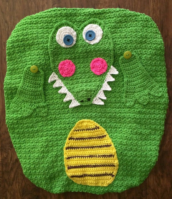 Alligator Car Seat Canopy Crochet Pattern PDFINSTANT DOWNLOAD Etsy