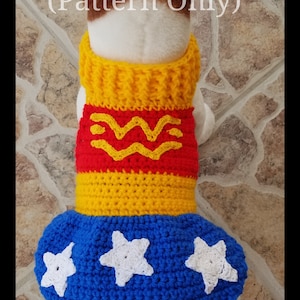 Wonder Dog Sweater PDf - Instant Download