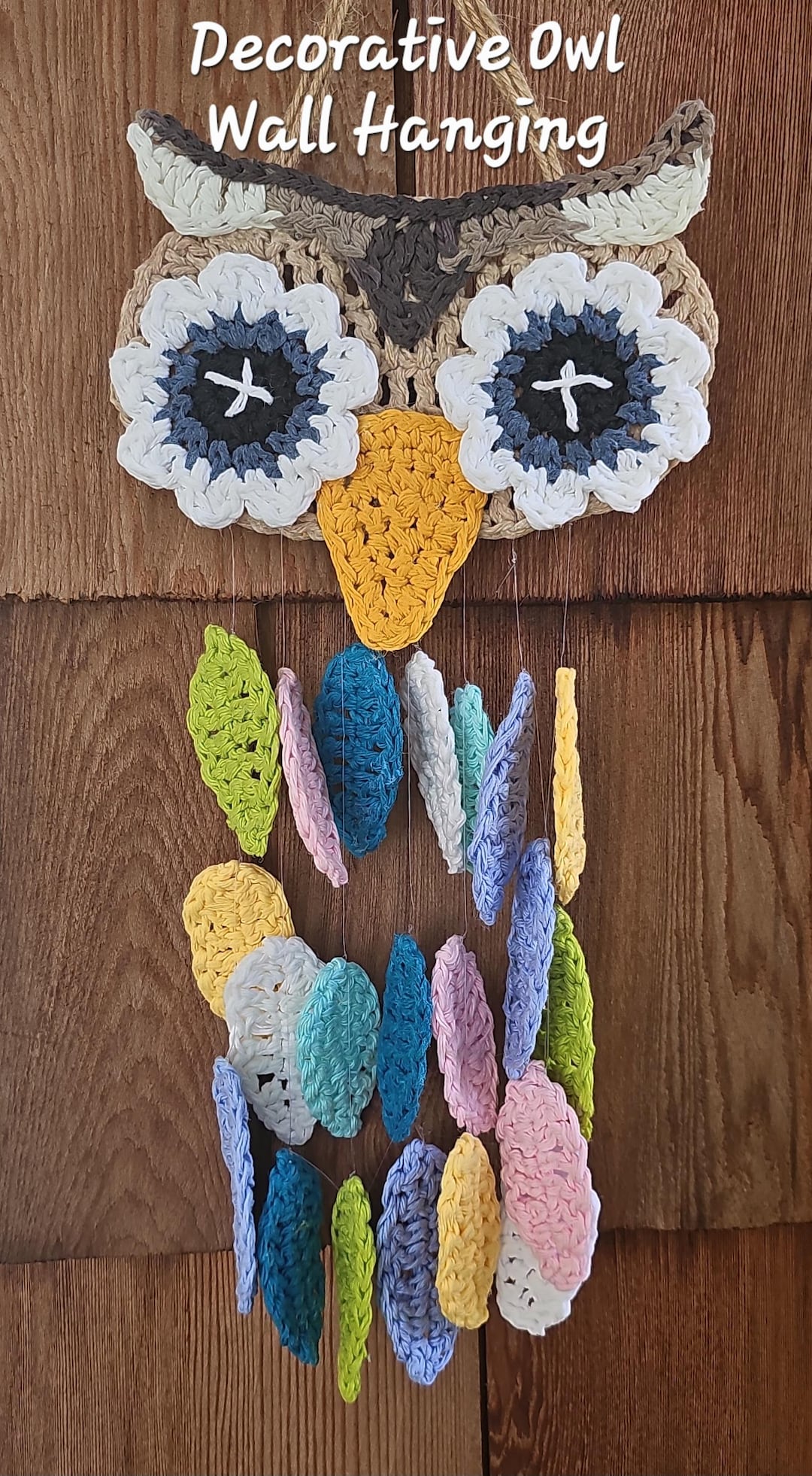 Boho Owl Wall Hanging - Crochet Pattern (digital PDF) - Etsy
