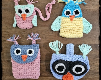 Tidy Hoot: Crochet Purse Organizer Patterns (Owl Theme)