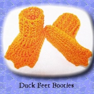 Silly Baby Feet Booties Aquatic Collection Crochet Pattern PDF INSTANT DOWNLOAD. image 2