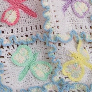 Dragonfly Dreams Crochet Baby Afghan or Blanket Pattern PDF INSTANT DOWNLOAD. image 3