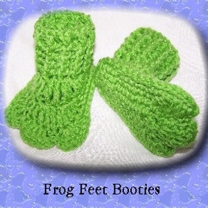 Silly Baby Feet Booties Aquatic Collection Crochet Pattern PDF INSTANT DOWNLOAD. image 4