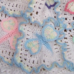 Dragonfly Dreams Crochet Baby Afghan or Blanket Pattern PDF INSTANT DOWNLOAD. image 2