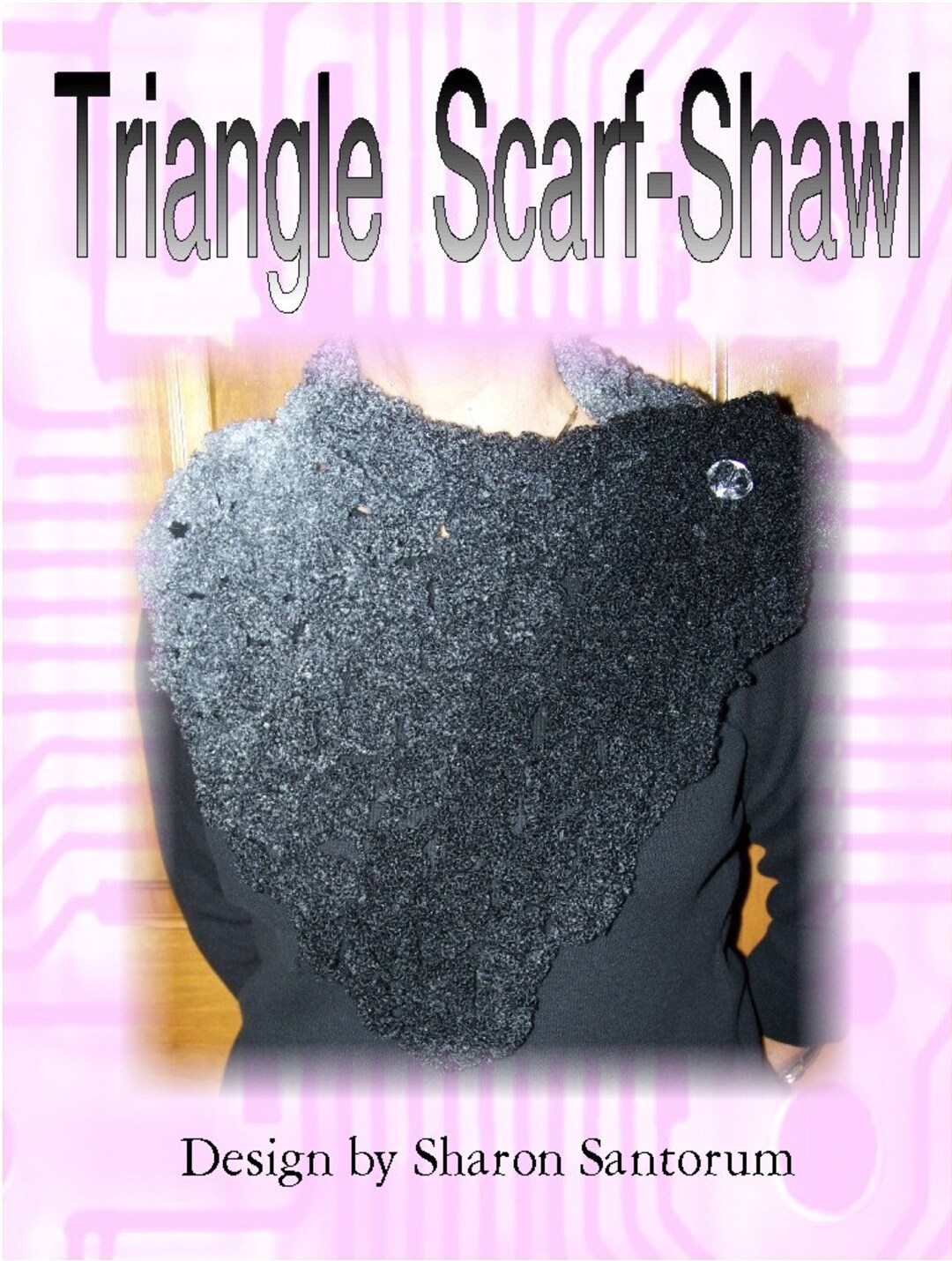 Triangle Shawl Scarf Crochet Pattern PDF INSTANT DOWNLOAD. - Etsy